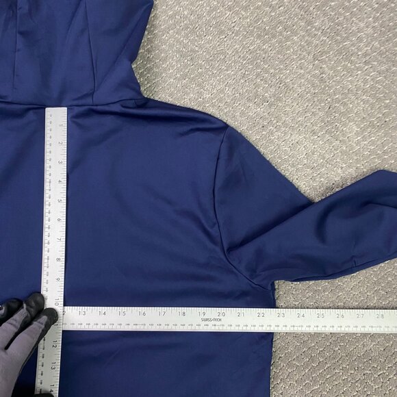 Greyson Cokato Hoodie Men's Large Fits Medium Blue Pullover Performance Golf - Picture 8 of 10